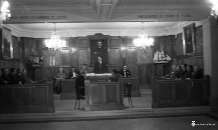 Acte a la sala de plens
