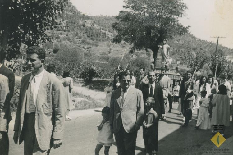 Processó de santa Maria per la Festa major