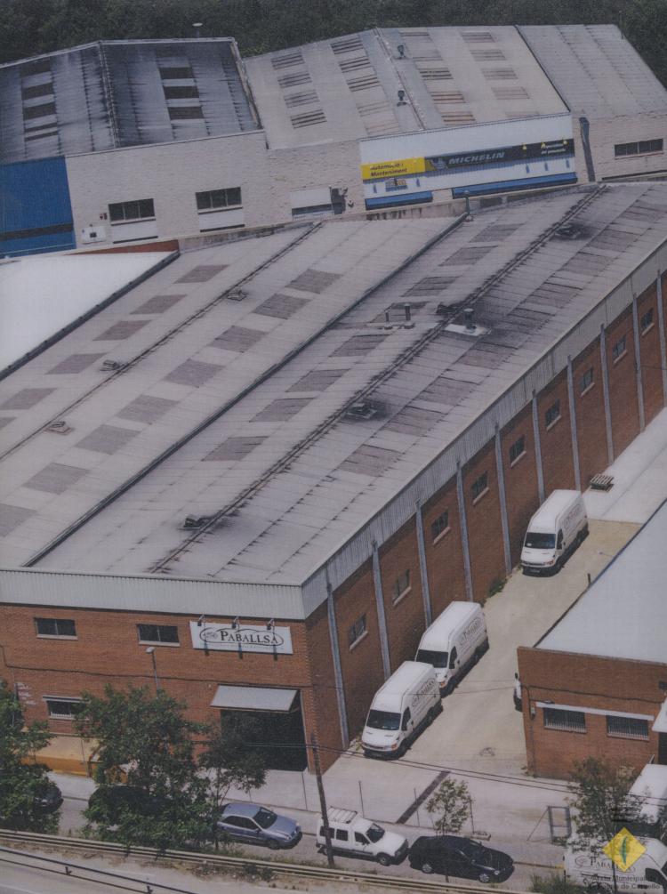 Imatges aèries de la zona industrial de can Mascaró
