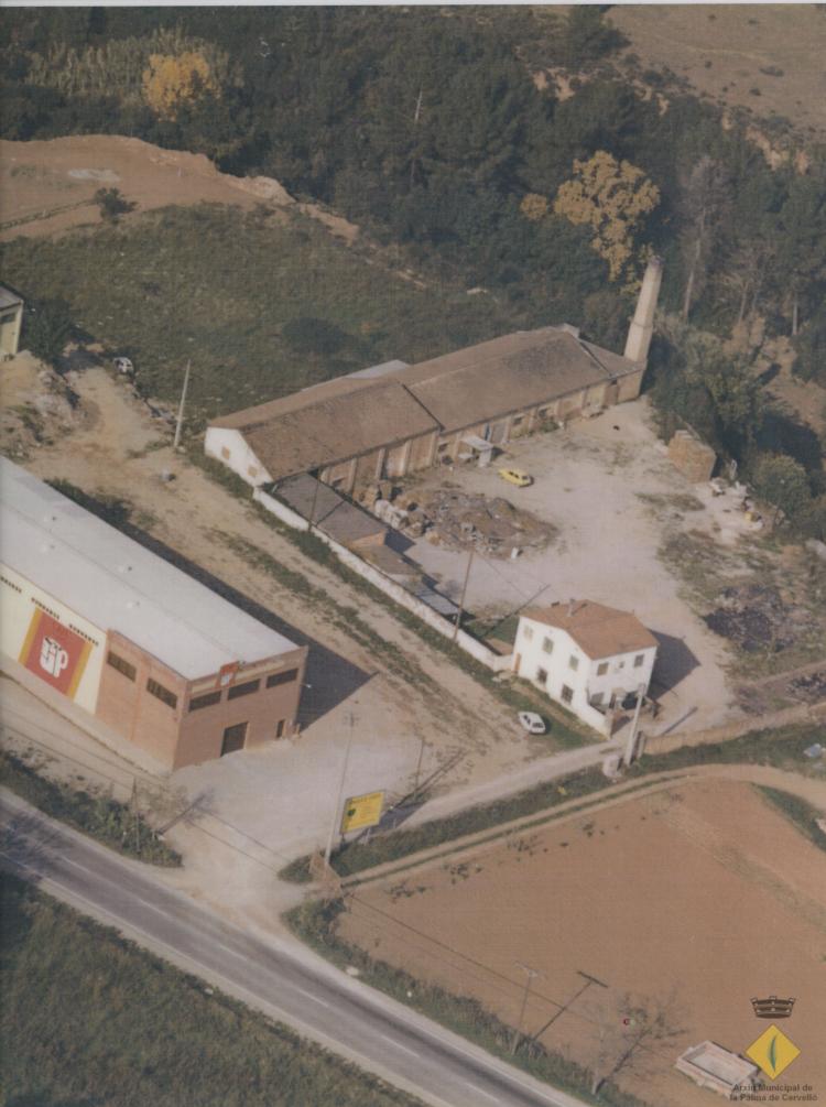 Imatges aèries de la zona industrial de can Mascaró