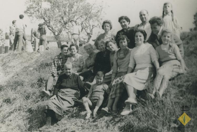 Retrat de grup al camp