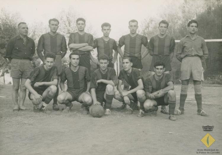 Partit al camp de futbol vell de la Palma de Cervelló