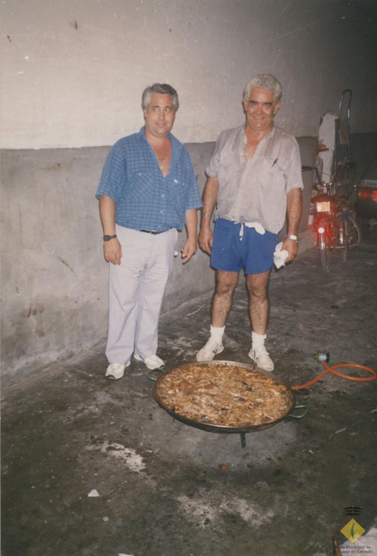 Sopar de Festa Major al carrer Santa Maria