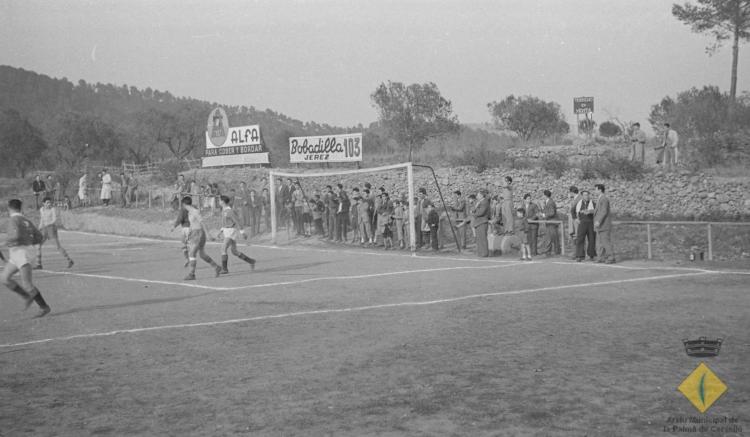 Partit de futbol a Cervelló