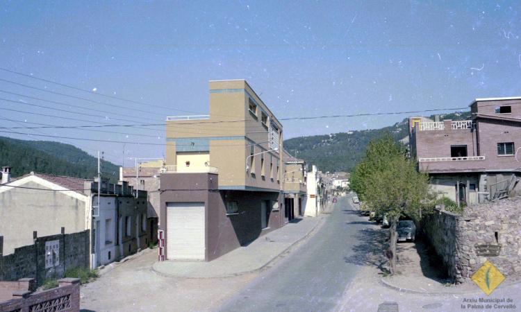 Vista de l'avinguda Catalunya i el carrer Verge de Montserrat