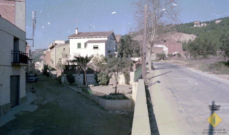 Vista del carrer Santa Maria i de l'avinguda Catalunya