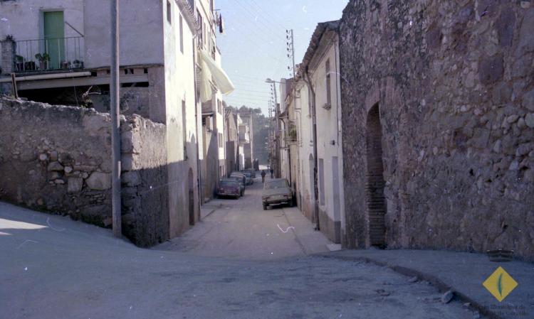 Vista del carrer Sant Isidre