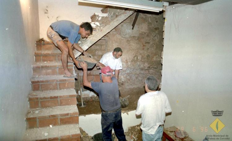 Obres de manteniment a la Societat Aliança Palmarenca