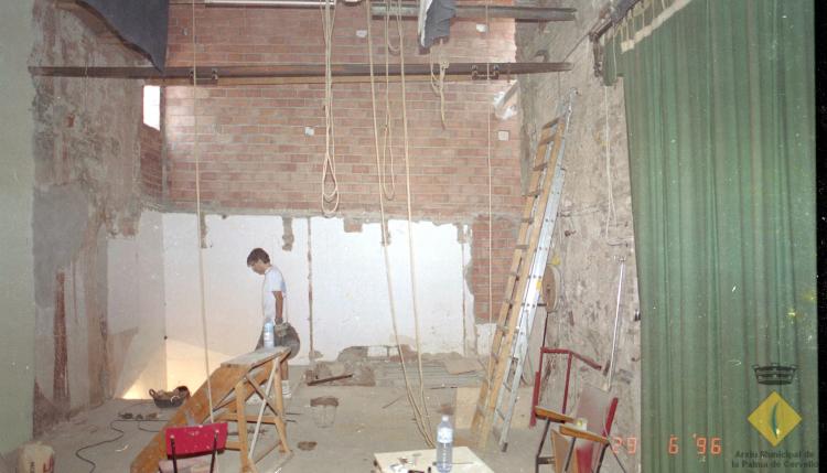 Obres de manteniment a la Societat Aliança Palmarenca