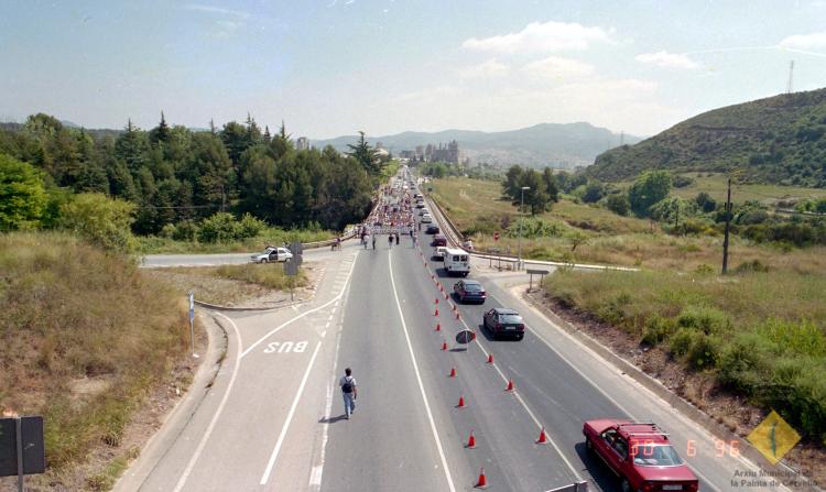 Manifestació a favor de la segregació de la Palma de Cervelló