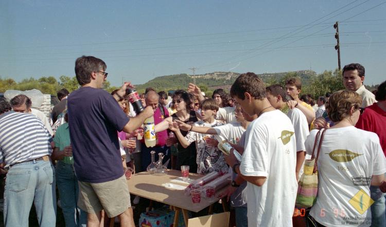 Manifestació a favor de la segregació de la Palma de Cervelló