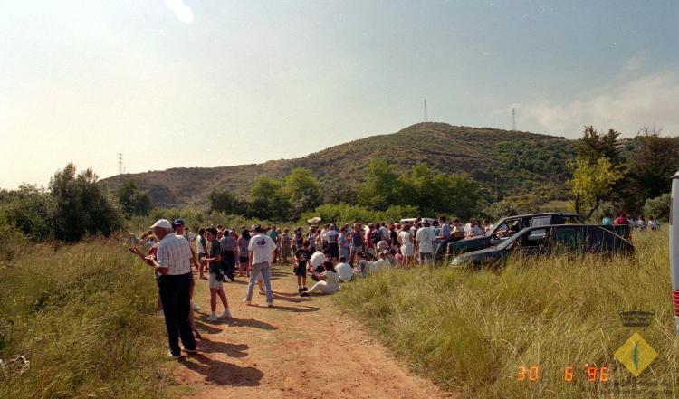 Manifestació a favor de la segregació de la Palma de Cervelló