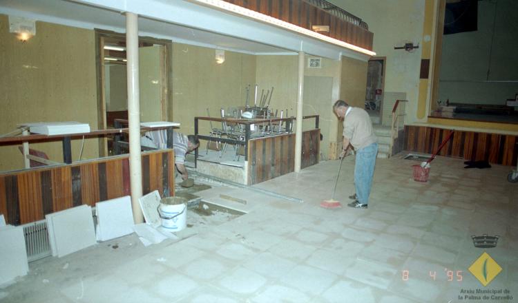 Obres de manteniment de l'Aliança Palmarenca