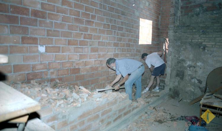 Obres a la seu de la Societat Aliança Palmarenca