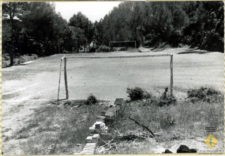Vista del camp de futbol vell de la Palma
