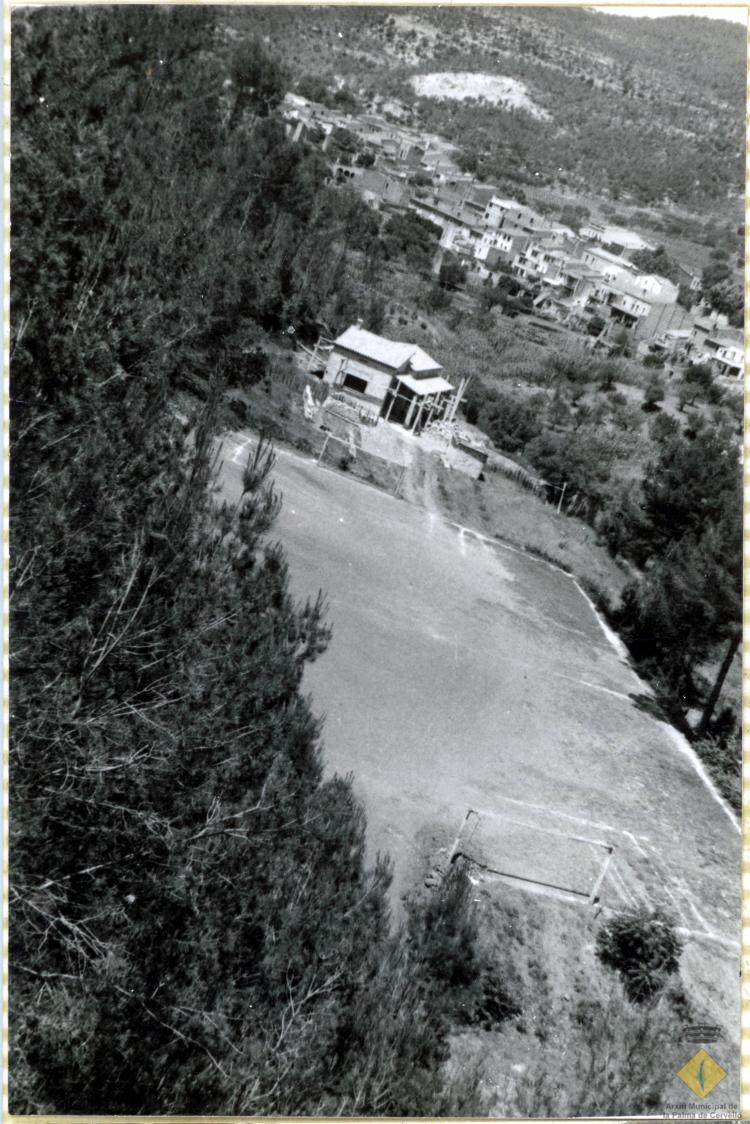 Vista del camp de futbol vell de la Palma