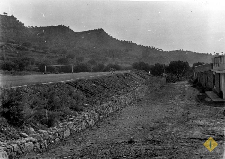 Vista del camp de futbol nou de la Palma