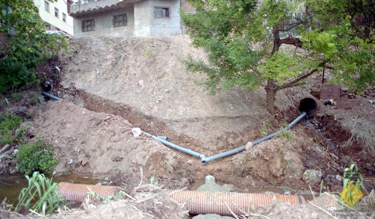 Obres de canalització d'aigües