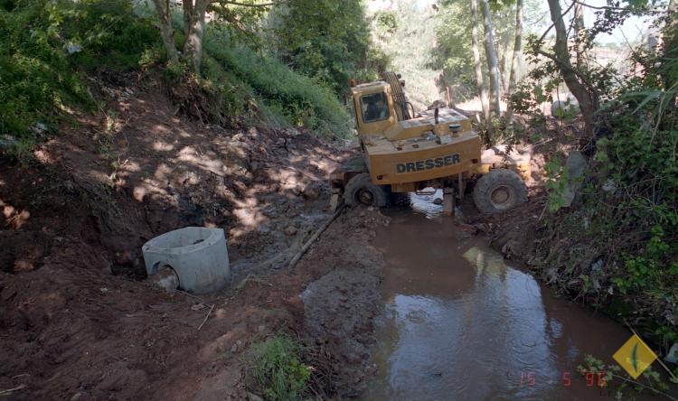 Obres de canalització d'aigües