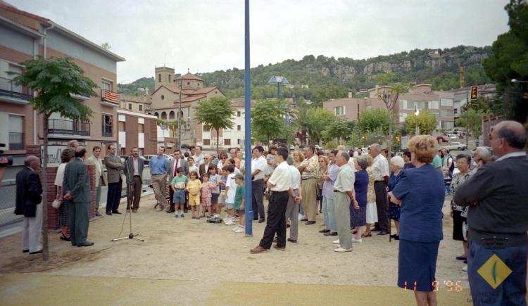Inauguració de la plaça Onze de Setembre
