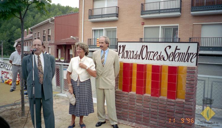 Inauguració de la plaça Onze de Setembre