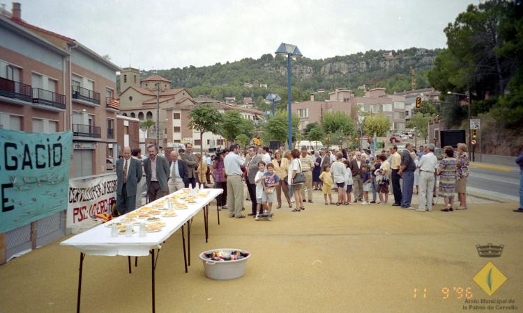 Inauguració de la plaça Onze de Setembre