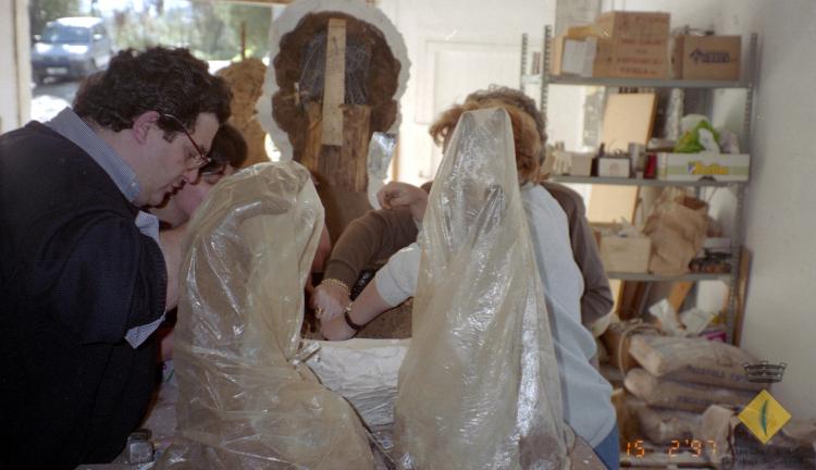 Procés de creació dels gegants de la Palma de Cervelló