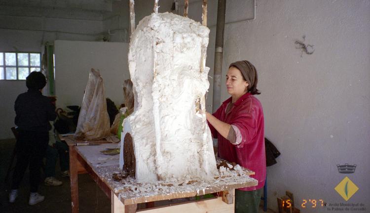 Procés de creació dels gegants de la Palma de Cervelló