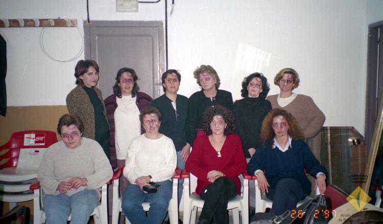 Curs de maquillatge per actors a la seu de l'Aliança Palmarenca