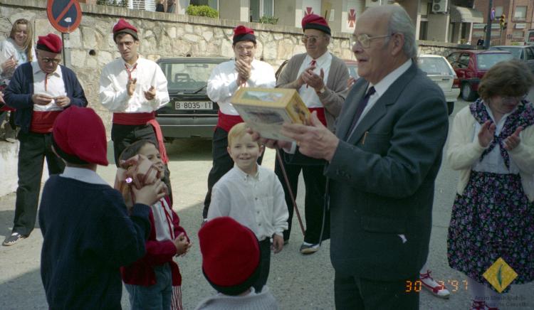 Grup de caramelles dirigit per Esteve Fisas Alemany