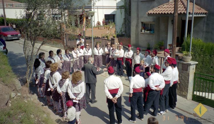 Grup de caramelles dirigit per Esteve Fisas Alemany