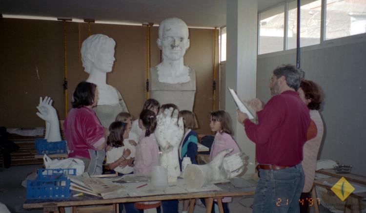 Procés de creació dels gegants de la Palma de Cervelló