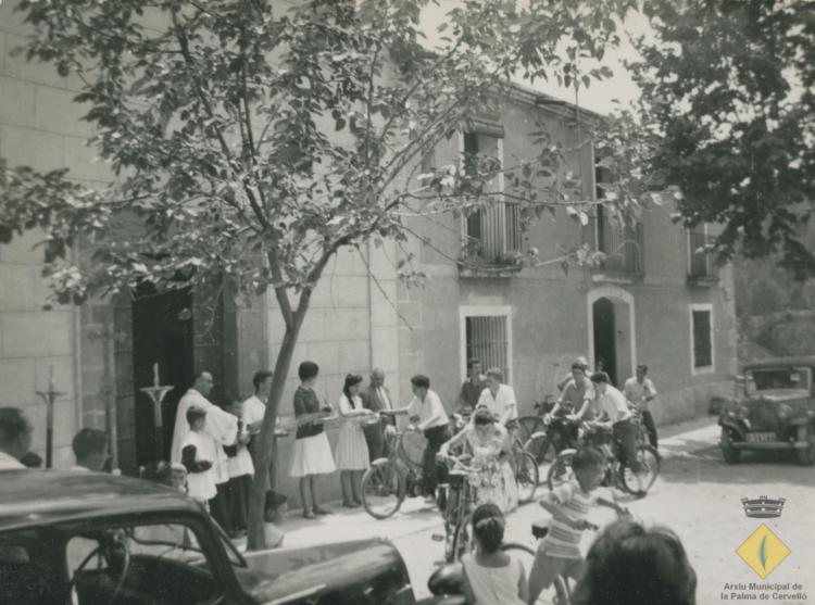 Benedicció de bicicletes per Sant Cristòfol