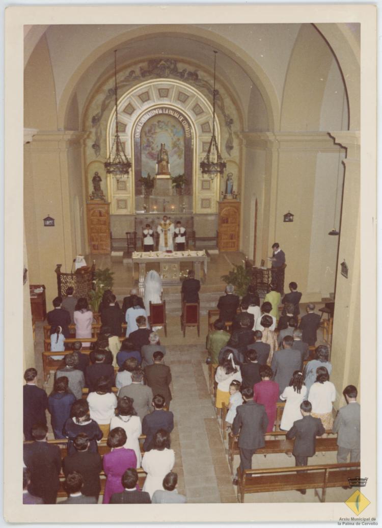 Casament de Rosa Albertí i Antonio Busquet a la Palma de Cervelló