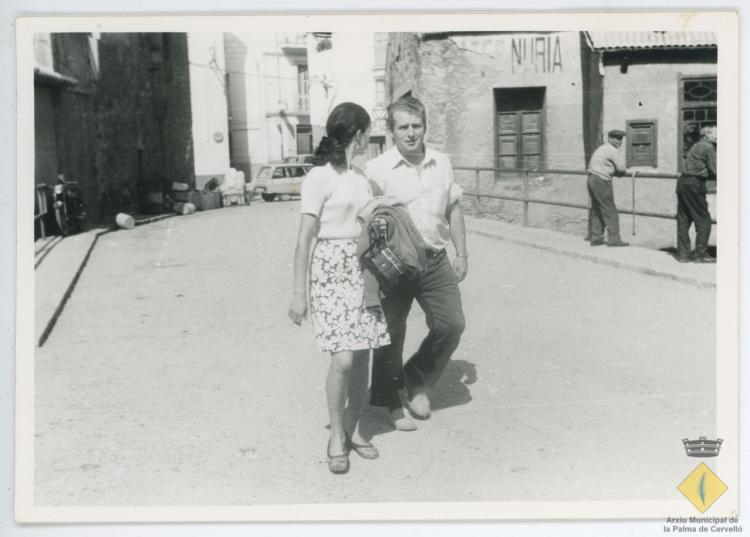 Rosa Albertí i Antonio Busquet en un viatge al Santuari de la Mare de Déu de Núria