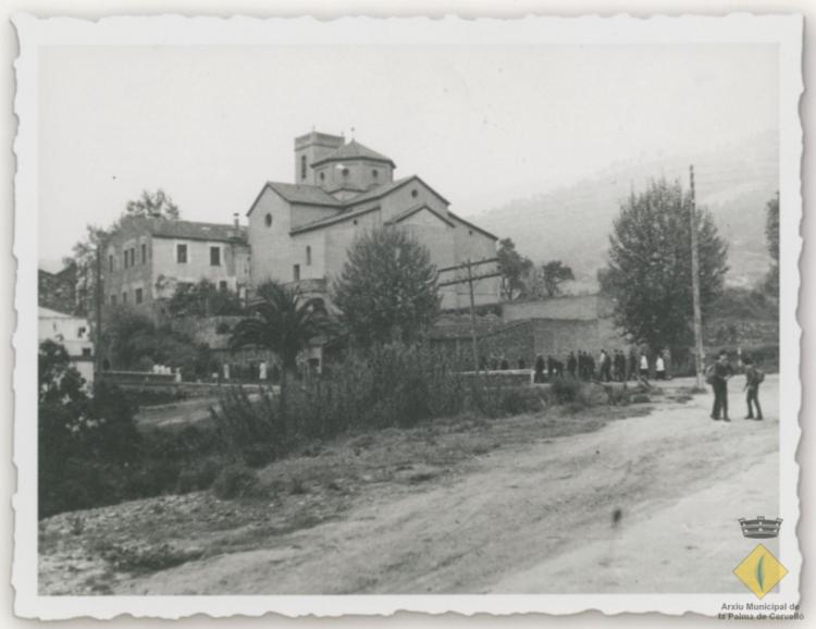 Vista genera de l'església de Santa Maria