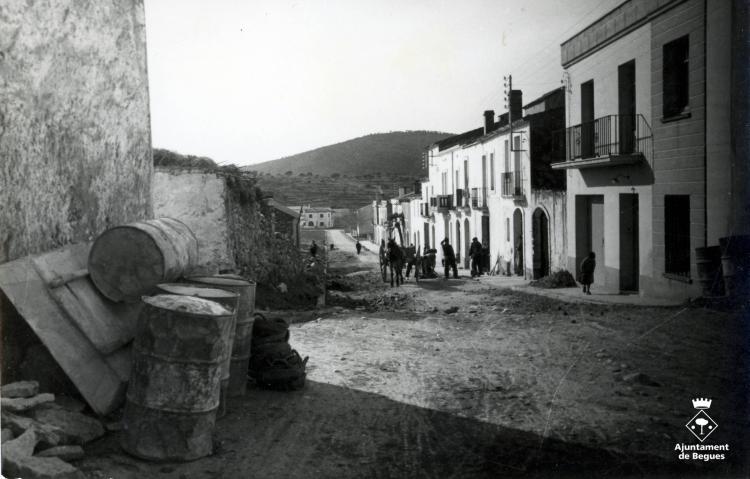 Carrer Sant Domènec en obres