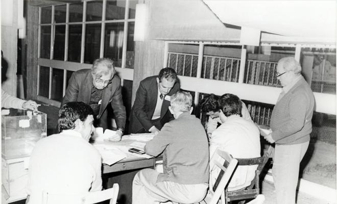 Recompte de vots eleccions municipals 1983. Sabadell
