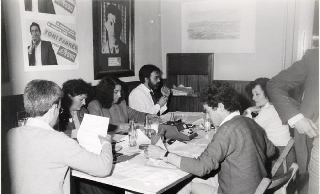 Recompte de vots eleccions municipals 1983. Sabadell