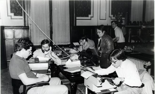 Recompte final de vots de les eleccions municipals del 1983 a l'ajuntament. Sabadell