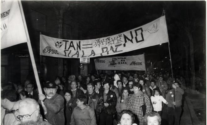 Manifestació contra la OTAN. Sabadell