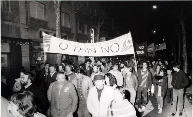 Manifestació contra la OTAN. Sabadell