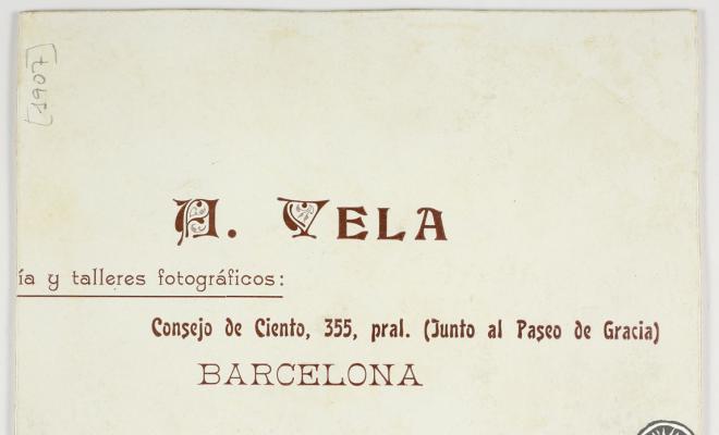 Retrat d'estudi de Pau Maria Turull Fournols. Barcelona.