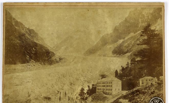 Glacera de Montenvers a Chamonix (França).