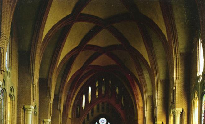 Interior de l'església de Sant Agustí