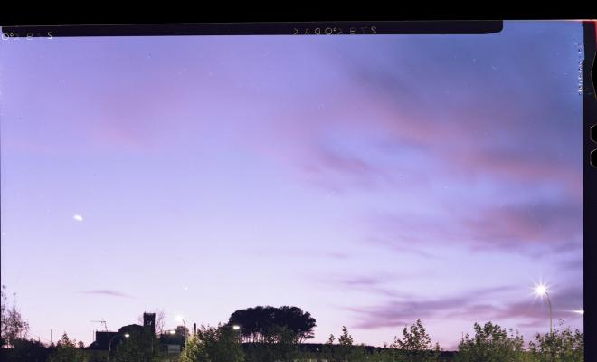 La masia de Can Gambús vista des del carrer de Malta