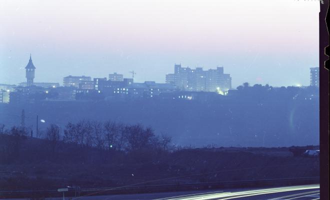 Panoràmica nocturna de Sabadell