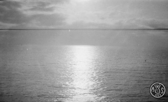 Reflex del sol sobre el mar