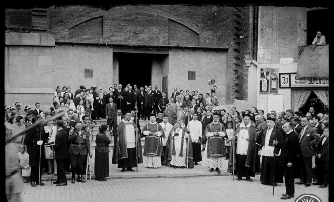 Presidència de la processó Festa Major. Sabadell