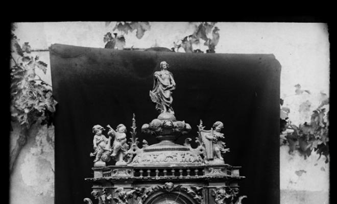 Sagrari barroc de l'església de Sant Salvador de Polinyà.